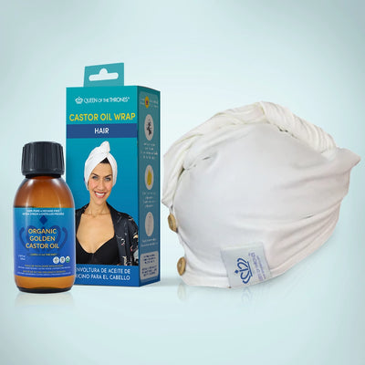 Castor Oil Hair Mask Kit + Organic Castor Oil 3.38oz